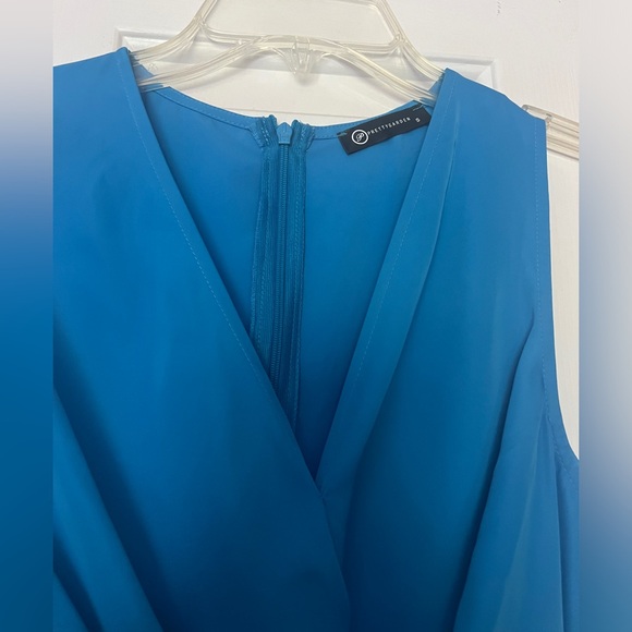 Pretty Garden Women’s 2024 Twist Front V Neck Sleeveless Split Maxi Dress - Picture 4 of 4